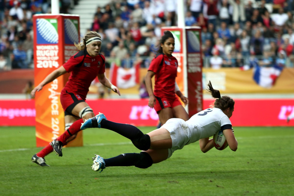 The 2014 Women's Rugby World Cup in France attracted record crowds and television audiences ©Getty Images