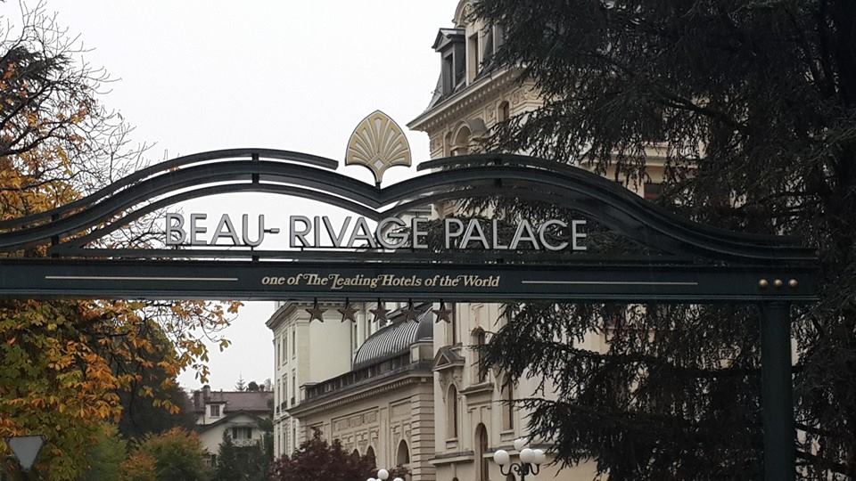The Beau-Rivage Palace hotel lived up to its billing from what I saw of it ©ITG