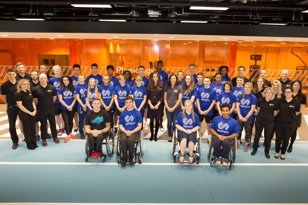 The Duchess of Cambridge joined 30 Olympic and Paralympic hopefuls at a workshop designed to aid them on the road to Pyeongchang 2018 or Tokyo 2020 Nathan Gallagher/©SportsAid