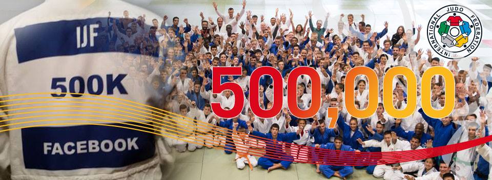 The International Judo Federation has reached the 500,000 Facebook fans milestone ©IJF/Facebook