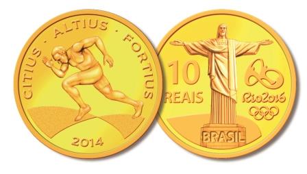Two Rio 2016 commemorative coins are being launched today ©Banco Centre de Brazil