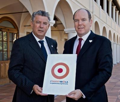 The World Olympians Association, led by President Joël Bouzou and Patron Prince Albert II Monaco, is one sporting body already acting to tackle Ebola ©WOA