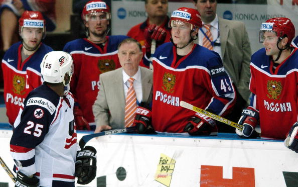 Viktor Tikhonov last coached the Russian national squad at the 2004 World Championship in the same year he retired ©Getty Images