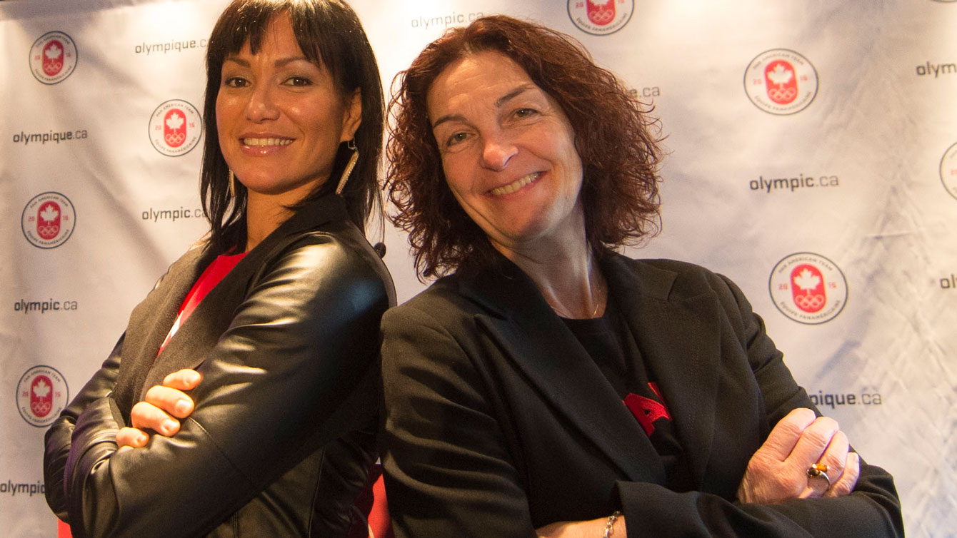 Waneek Horn-Miller and Josée GrandMaître have been named assistant Chef de Missions for Team Canada at the Toronto 2015 Pan American Games ©COC