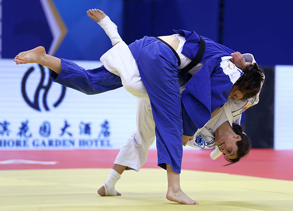 Yarden Gerbi secured gold on the second day of the IJF Judo Grand Prix in Qingdao ©IJF
