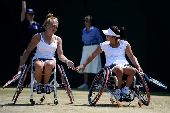 Yui Kamiji and Jordanne Whiley will be looking to retain their title at the Doubles Masters in Mission Viejo ©Getty Images