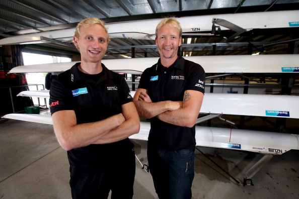 New Zealand's Hamish Bond and Eric Murray, unbeaten in the coxless pair since they joined up in 2009, have won a third award as World Rowing's Male Crew of the Year ©Getty Images