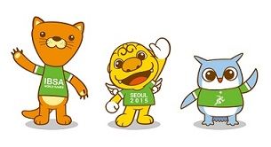 A haechi, otter and eagle-owl have been revealed as the three mascots for the 2015 World Games in Seoul ©IBSA