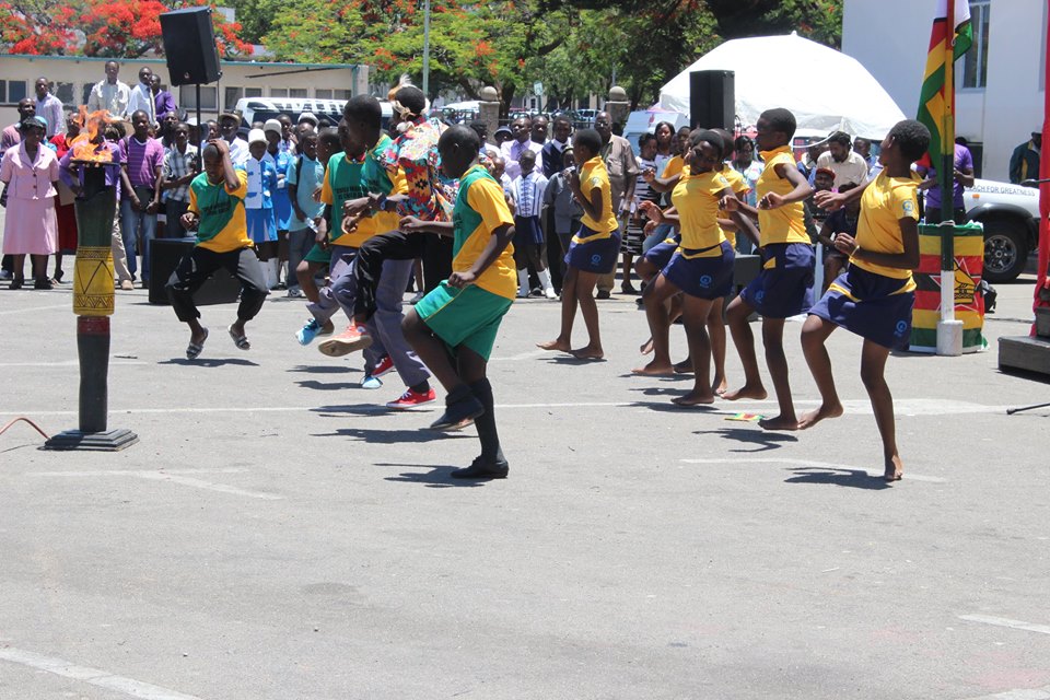 A Torch Relay took place in Bulawayo yesterday ahead of the scheduled start of the Regional Five Youth Games, whose Opening Ceremony will now take place on Sunday ©Facebook