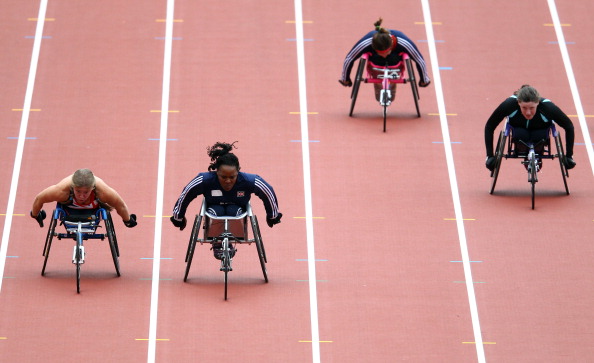 Anne Wafula-Strike was the first wheelchair racer from East Africa to compete at the Paralympics in Athens, and would later compete for Team GB on the international stage ©Getty Images