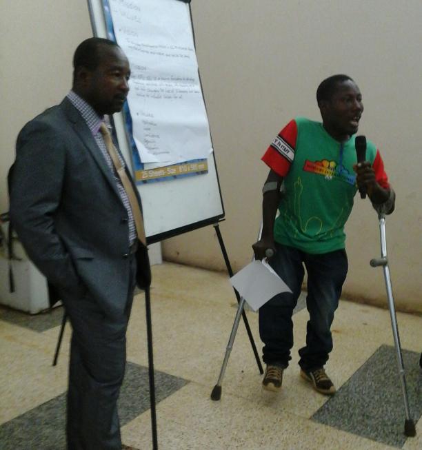 Athletes and officials spoke about ways to develop Paralympic sport in the West African nation ©Sierra Leone NPC