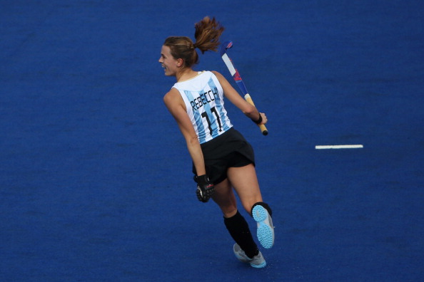 Carla Rebecchi ensured Argentina defeated reigning world champions The Netherlands at the Women's Champions Trophy ©Getty Images