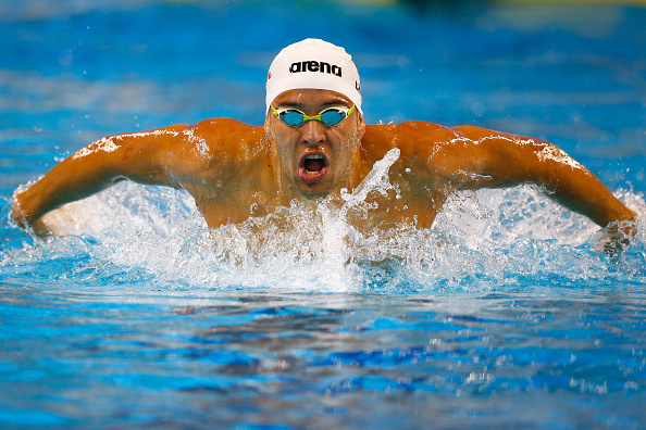 Chad Le Clos has become the first male swimmer ever to win the three butterfly events in a single edition of the World Short-Course Swimming Championships ©Getty Images