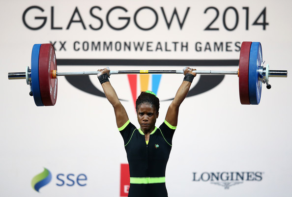 Nigerian weightlifter Chika Amalaha was one of only two athletes to test positive at Glasgow 2014 following an anti-doping programme praised by the World Anti-Doping Agency  ©Getty Images