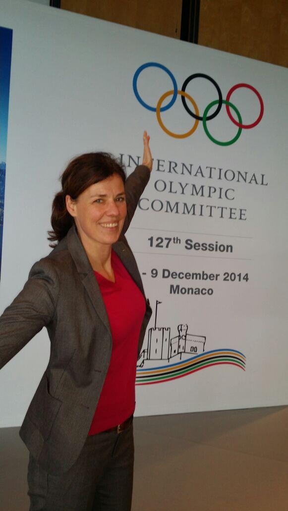 Claudia Bokel pictured ahead of the Session ©Twitter