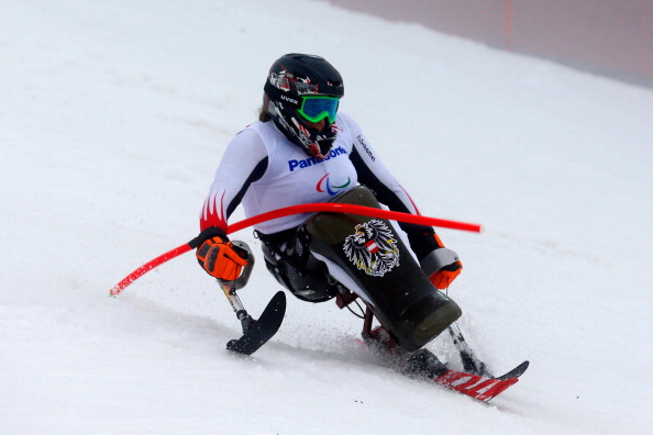 Claudia Loesch secured gold on the first day of the IPC Alpine Skiing Europa Cup ©Getty Images