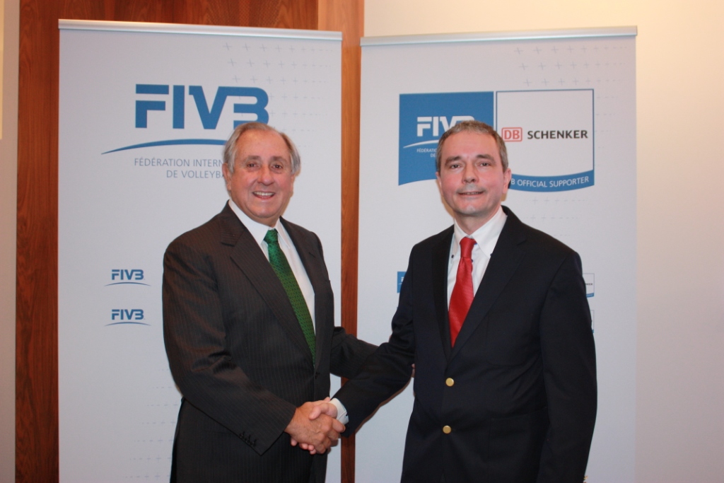 DB Shencker has been named the official logistics and freight forwarding supporter of the FIVB ©FIVB
