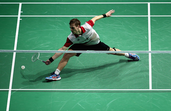 Denmark's Hans Kristian Vittinghus finished second in Group A of the men's singles competition ©Getty Images