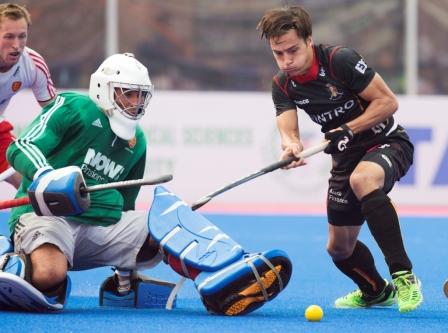 England topped Pool A after a 1-1 draw with Belgium ©FIH