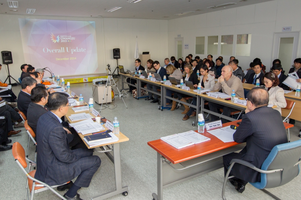 FISU delegates are in Gwangju for their last inspection of the year ahead of the 2015 Summer Universiade ©Gwangju 2015