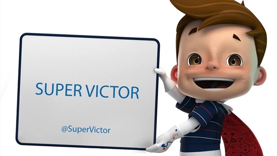 Fans have voted to name the UEFA Euro 2016 mascot Super Victor ©UEFA Euro Facebook