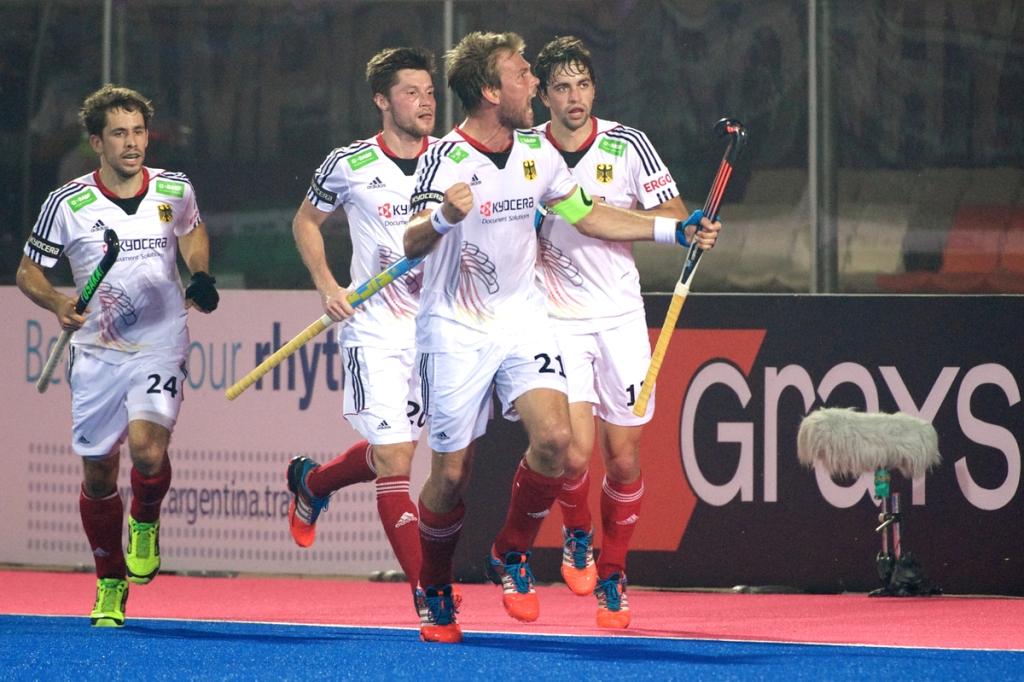 Germany produced a defensive masterclass to beat England in the quarter-finals of the Champions Trophy ©FIH