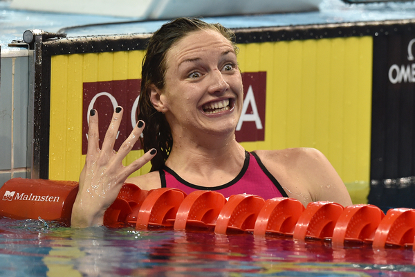 Hungary's Katinka Hosszu made it four for four in the gold medal/world record tally in Doha after taking gold in the 200m individual medley ©Giorgio Scala/Deepbluemedia