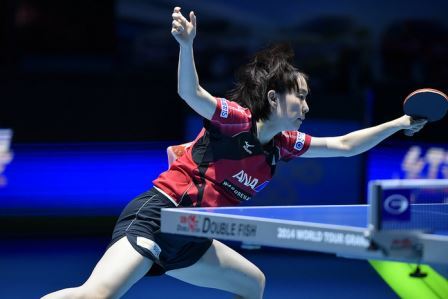 Kasumi Ishikawa was too strong for her opponent in the women's singles final ©ITTF