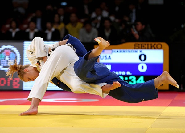 Kayla Harrison claimed gold in the women's under 78kg as the Tokyo Grand Slam came to a close ©IJF
