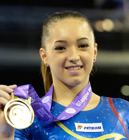 Larisa Iordache outclassed the field with her routines to retain her Glasgow World Cup Gymnastics title ©British Gymnastics/Facebook