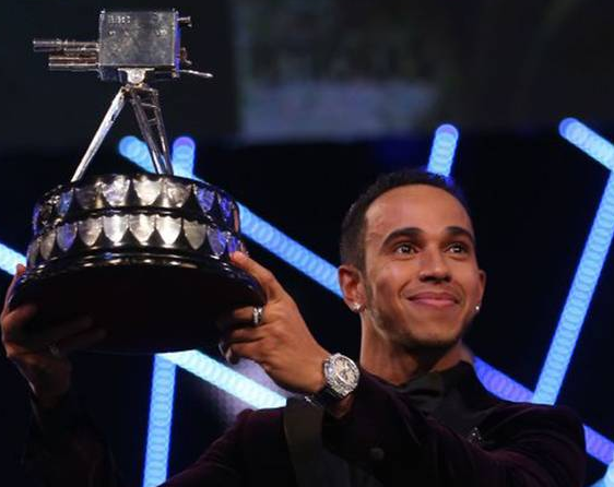 Lewis Hamilton is crowned BBC Sports Personality of the Year ©BBC