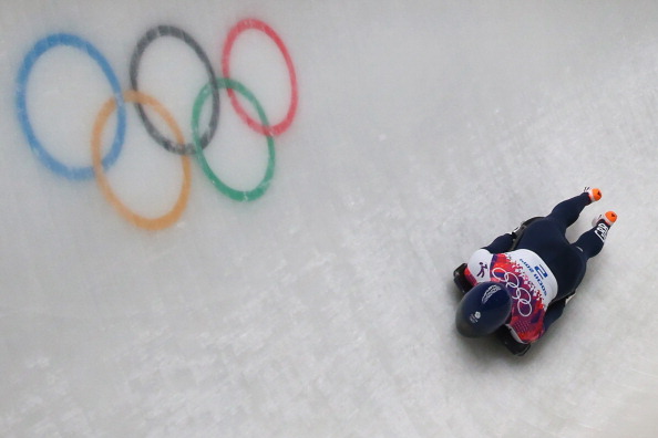 Lizzy Yarnold won Great Britain's only gold medal of the Sochi 2014 Winter Olympics ©Getty Images