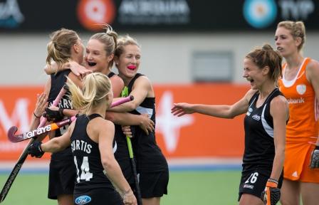 New Zealand earned a surprise draw against The Netherlands on day two of the Women's Champions Trophy in Argentina ©FIH