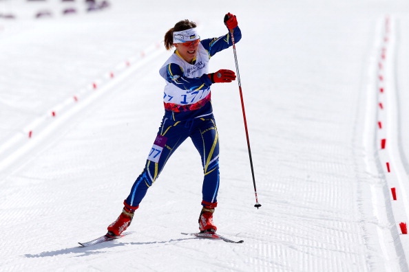 Oleksandra Kononova secured her fourth win of the IPC Nordic Skiing World Cup in Vuokatti, Finland ©Getty Images