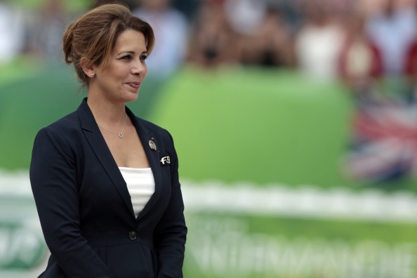Princess Haya at the World Equestrian Games in Normandy in August ©Getty Images