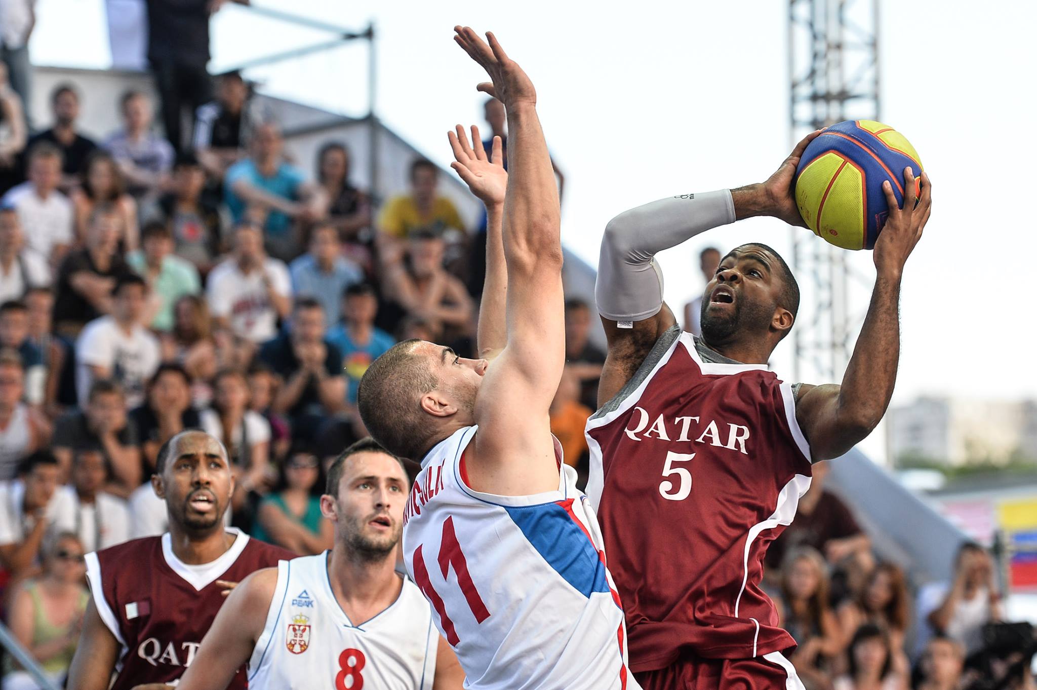 Qatar lifted the men's FIBA 3×3 World Championships title in Moscow ©FiBA