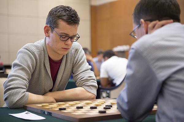 Roel Boomstra showed further impressive form today to secure gold in the men's rapid draughts contest ©SportAccord