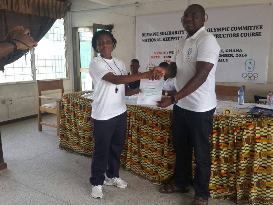 Several training courses have been run by the Ghana Olympic Committee this month ©GOC