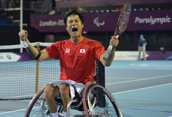Shingo Kunieda is among the six Para-athletes shortlisted for the Allianz Athlete of the Month poll for November 2014 ©Getty Images