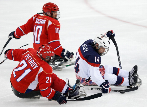 Sledge hockey was a popular attraction at the Sochi 2014 Paralympics ©Getty Images