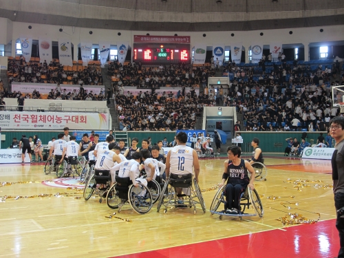 South Korea finished a record-high sixth at the 2014 World Wheelchair Basketball Championships in Incheon ©KWBF