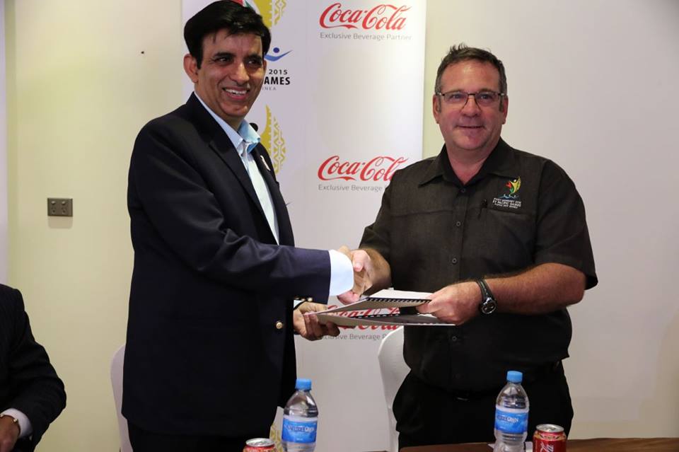The strong sponsorship revenue so far was unveiled this morning by the Port Moresby 2015 Organising Committee ©Facebook
