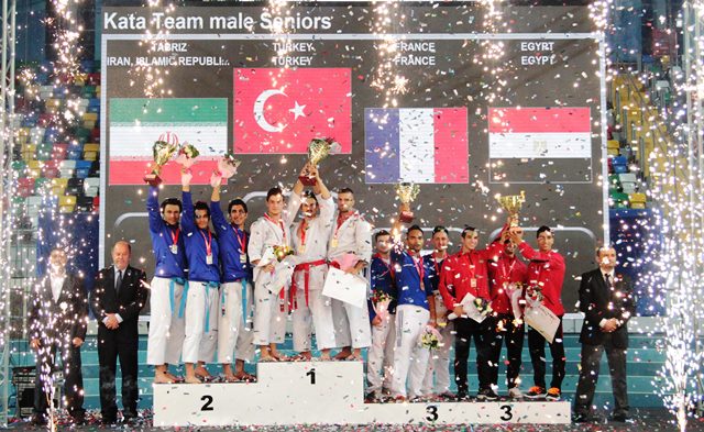 The success of events this year, such as the World Championships in Bremen, and the WKF Premier League meeting in Istanbul, will have boosted karate's Olympic claim ©WKF