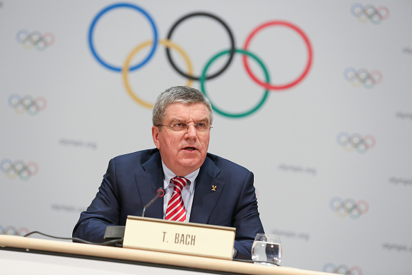 Thomas Bach speaking at the end of the Session ©Getty Images