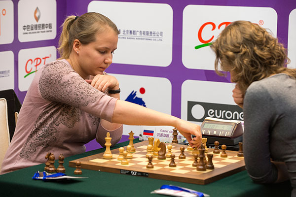 Valentina Gunina proved too good on the second day of chess action at the World Ming Games in Beijing ©SportAccord