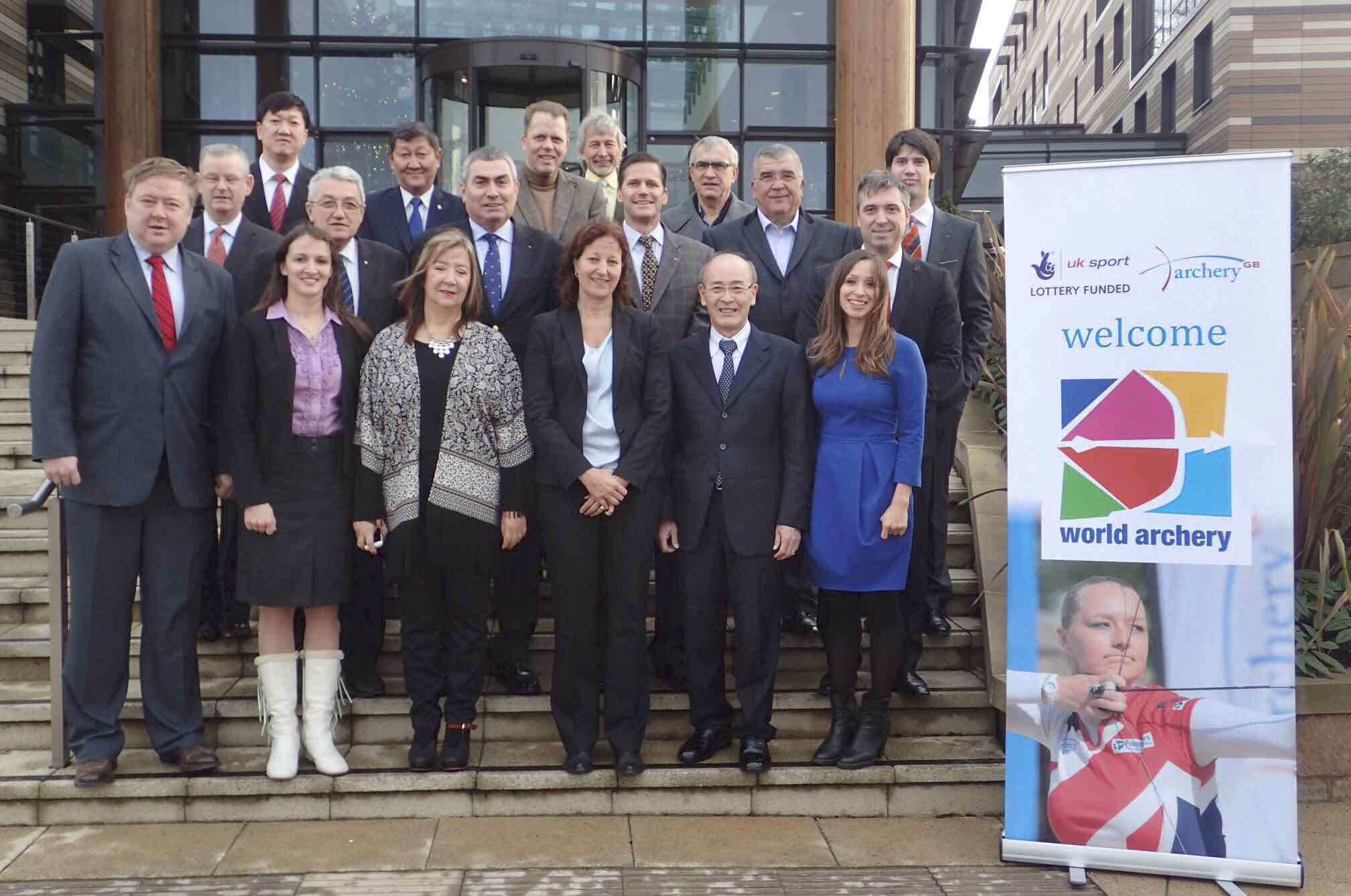 World Archery's Executive Board met in Nottingham this weekend ©World Archery