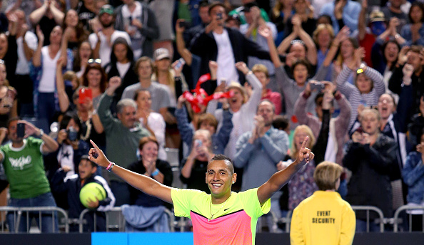 Nick Kyrgios kept the Australian presence at the tournament going as he won a five set epic against Andreas Seppi ©Getty Images