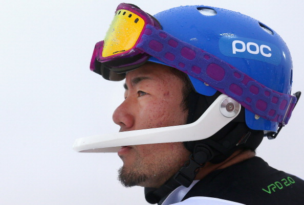 Japan's Akira Kano claimed one of two victories in the men's sitting downhill event in Tignes ©Getty Images