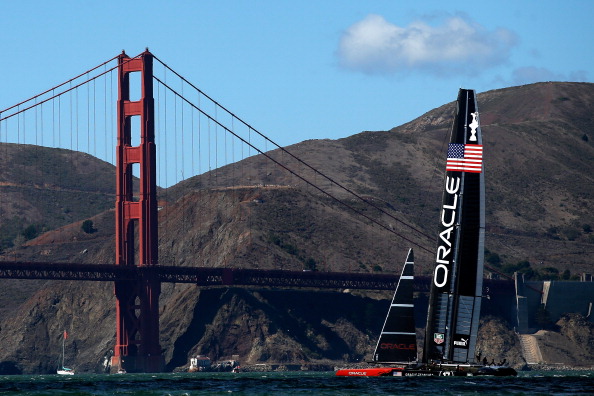 The 2013 America's Cup, raced in San Francisco Bay, left the city $11.5 million in the red, claim the SF NO 2024 group ©Getty Images