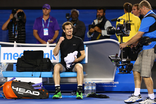 Andy Murray came from a set down to storm to victory against Thomas Berdych ©Getty Images